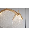 OASIS * LÁMPARA LED 72W ORO - 5 COLGANTES - DIMABLE TRIAC